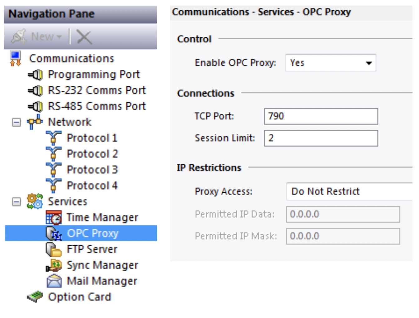 Crimson Using the OPCWORX Proxy Master Driver Red Lion Support