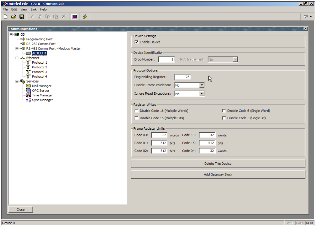 Red Lion to AC Tech SCF VFD via Modbus – Red Lion Support